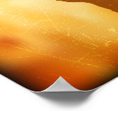 世界グランジ地図 ポスター (角)