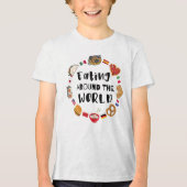 世界グルメの旅 トライブレンドTシャツ (正面)