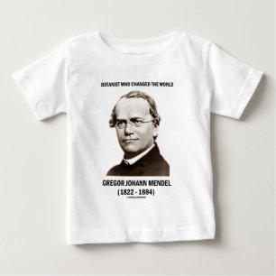 世界グレゴール・ヨハン・メンデルを変えた植物学者 ベビーTシャツ