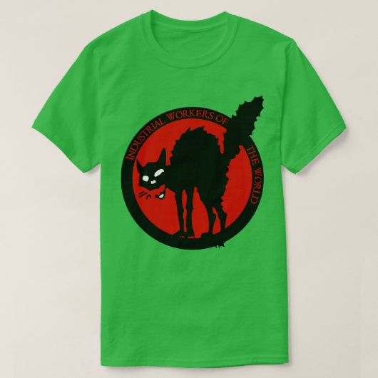 世界サボ虎猫 Tシャツ (デザイン正面)