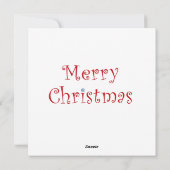 世界サンタカードを楽しむクリスマス シーズンカード (裏面)