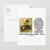 世界サービス人間の引用文を発見 ポストカード (正面/裏面)