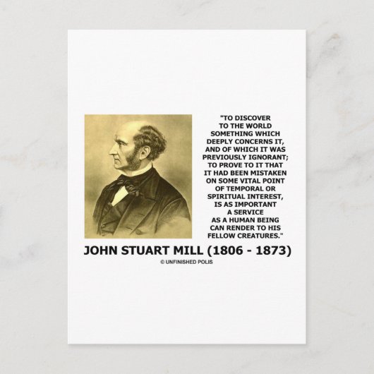 世界サービス人間の引用文を発見 ポストカード (正面)