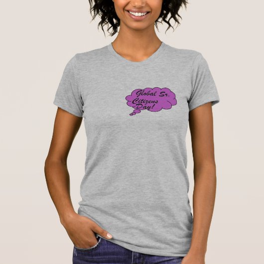 世界シニア市民の日 Tシャツ (正面)