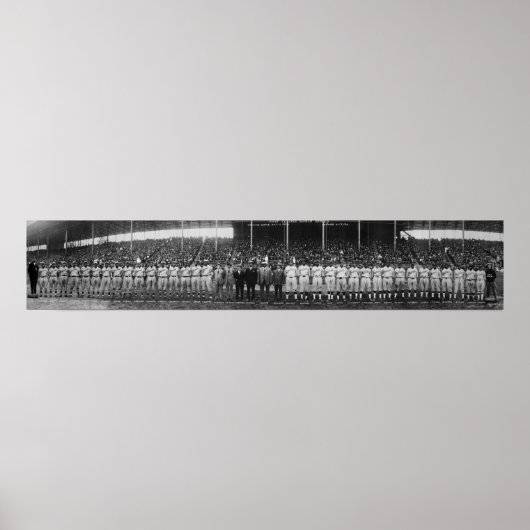 世界シリーズの第1弾、1924年ゲーム1 ポスター (正面)