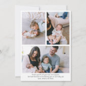 世界ジェンダーニュートラル新生児誕生へようこそ 案内状 (裏面)