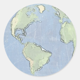 世界ステッカー ラウンドシール