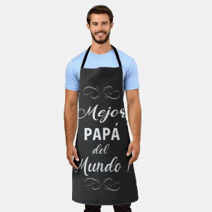 世界スペインのもっとも偉大ロゴTシャツの父 エプロン
