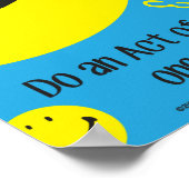 世界スマイルデイポスター12x16 ポスター (角)