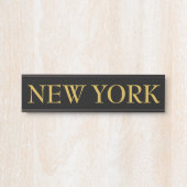 世界タイムゾーン時計 サインプレート (正面)