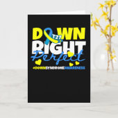 世界ダウン症の日 カード (黄色い花)