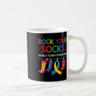 世界ダウン症の日 キッズ ロックスターの靴下  コーヒーマグカップ