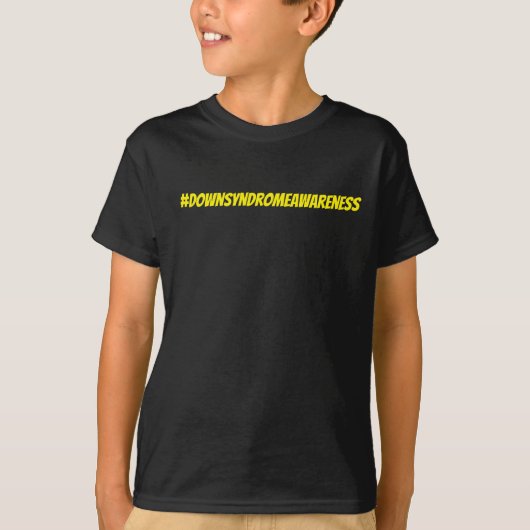 世界ダウン症の日 Tシャツ (正面)