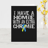 世界ダウン症デー カード (黄色い花)