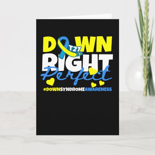 世界ダウン症デー カード (正面)