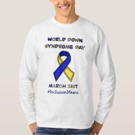 世界ダウン症候群の日 3月21日 Tシャツ