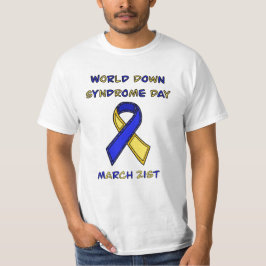 世界ダウン症候群の日 3月21日 Tシャツ