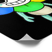 世界ダンディの衣装と大人の子供へクリスマ ポスター (角)