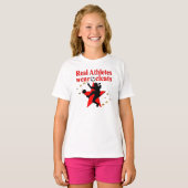 世界チャンピオンサッカー選手 Tシャツ (正面フル)