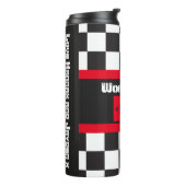 世界チャンピオンパパモーターレースをテーマにした タンブラー (回転左)