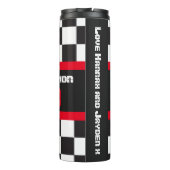 世界チャンピオンパパモーターレースをテーマにした タンブラー (裏面)