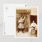 世界チャンピオン レディ・バッグパンチャー ヴィンテージ ポストカード (正面/裏面)