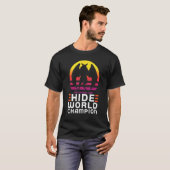 世界チャンピオンCryptozoology Mothman 1を隠す Tシャツ (正面フル)