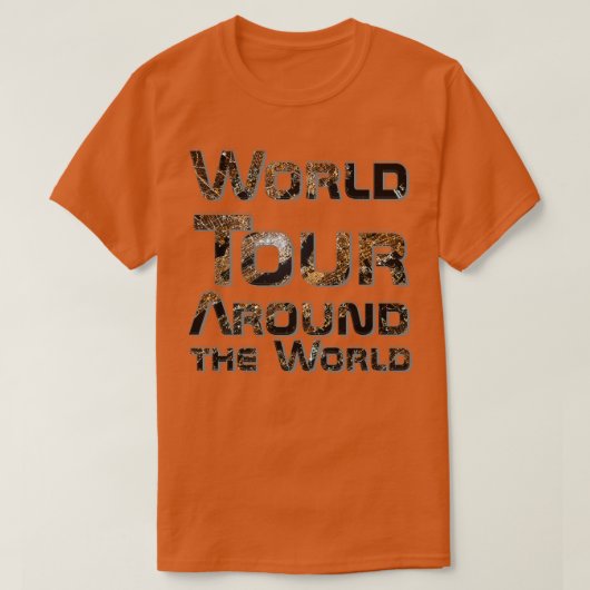 世界ツアー Tシャツ (デザイン正面)