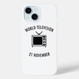 世界テレビの日 iPhone 15ケース
