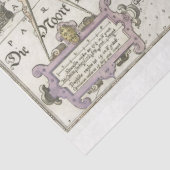 世界デコページの装飾マップ紙 薄葉紙 (詳細)