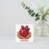 世界ハート日 スクエア名刺 (スタンド正面)