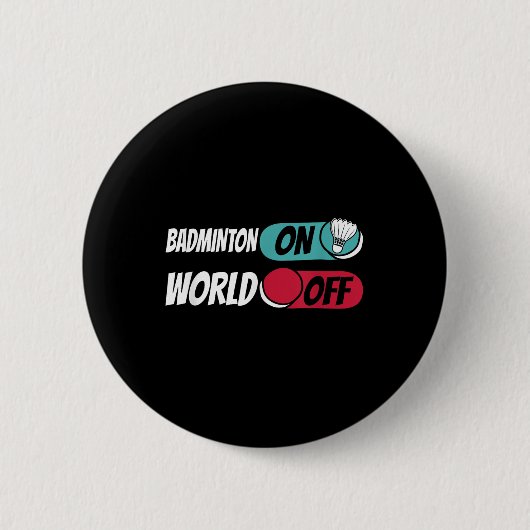 世界バドミントン選手チームO 缶バッジ (正面)