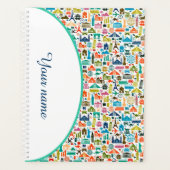 世界パーソナライズされたを旅する プランナー手帳 (正面)