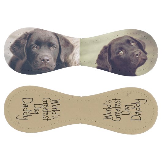 世界パーソナライズされた最大の犬パパ父の日 ソフトボール (パネル)