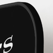 世界パーソナライズされた最大の犬ママカスタム文字 ピックルボールラケット (左詳細)