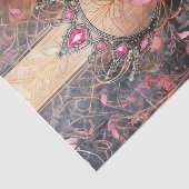 世界プリンセスピンク王室のアールデコ 薄葉紙 (詳細)