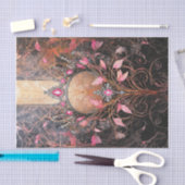 世界プリンセスピンク王室のアールデコ 薄葉紙 (クラフト)