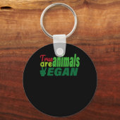 世界ベジタリアン日 キーホルダー (正面)