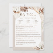 世界ベビーの伝統 招待状 (正面)