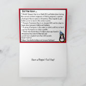 世界ペンギンの日は4月25日です。 カード (内部)