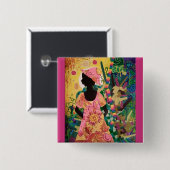 世界ボタンのライト 缶バッジ (正面&裏面)