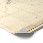 世界ポスターのメルカトル地図 ポスター (角)