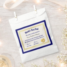 世界モダンおもしろいのパパ証明書