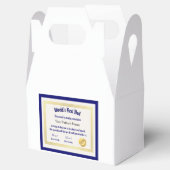 世界モダンおもしろいのパパ証明書 フェイバーボックス (オープン)