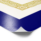 世界モダンおもしろいのパパ証明書 フォトプリント (角)