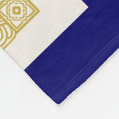 世界モダンおもしろいのパパ証明書 フリースブランケット (角)