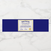 世界モダンおもしろいのパパ証明書 ペットボトルラベル (シングルラベル)