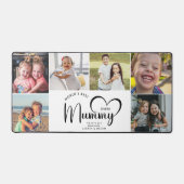 世界モダンのミイラ最高のイの贈り物コラージュ デスクマット (正面)