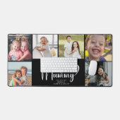 世界モダンのミイラ最高のミのギフト写真コラージュ デスクマット (キーボード&マウス)