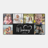 世界モダンのミイラ最高のミのギフト写真コラージュ デスクマット (正面)